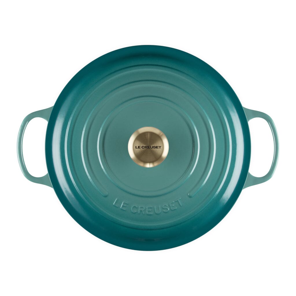 Le Creuset - Signature Braadpan - Blue Riviera - 28 cm Braadpan Le Creuset 