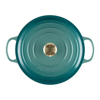 Le Creuset - Signature Braadpan - Blue Riviera - 28 cm Braadpan Le Creuset 