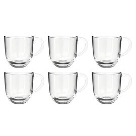 Leonardo - Napoli Koffie/theeglas 280ml - 6 stuks Koffiekopjes Leonardo 