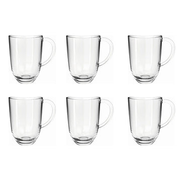 Leonardo - Napoli Latte Macchiato Glas 380ml - 6 stuks Koffiekopjes Leonardo 