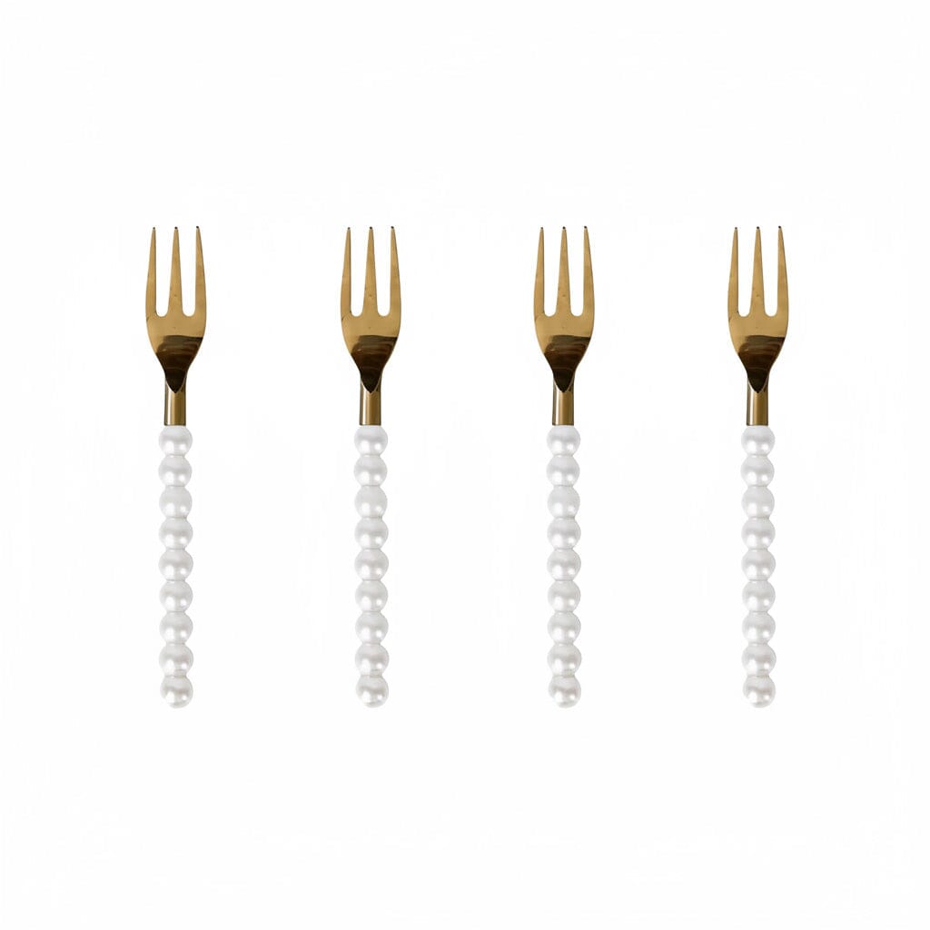 Lepelclub - Gebaksvorkjes - Parel - Set Van 4 LepelClub 