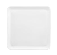 Medard de Noblat - Yaka White Vierkant Dinnerbord 25.5x25.5 cm (set van 6) Dinerborden Medard de Noblat 