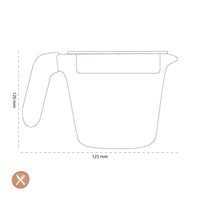 OXO - Maatbeker met deksel glas, 500 ml Maatbeker OXO 