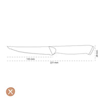 Shinrai Japan - Eclipse Series Damascus Steakmes 13 cm Steakmes Shinrai Japan 