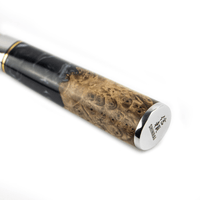 Shinrai Knives - Epoxy Onyx Damascus Santoku mes 18 cm Santokumes Shinrai Knives 