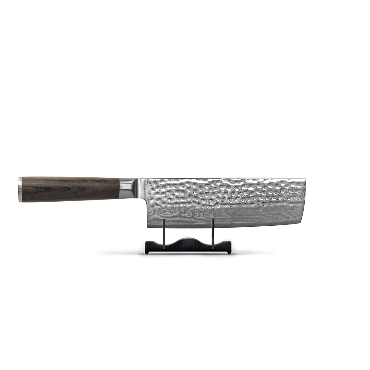 Shinrai Knives - Ensemble de 7 couteaux en damas martelé BR