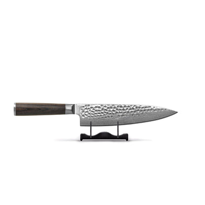 Shinrai Knives - Ensemble de 7 couteaux en damas martelé BR