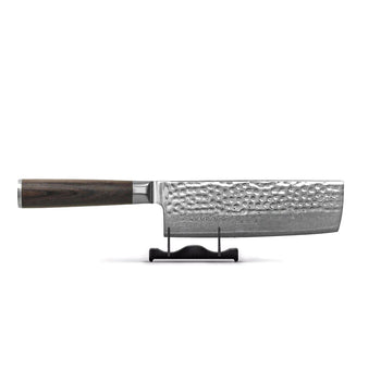 Couteaux Shinrai - Couteau Nakiri BR Damas martelé 18 cm Nakirimes Shinrai Knives