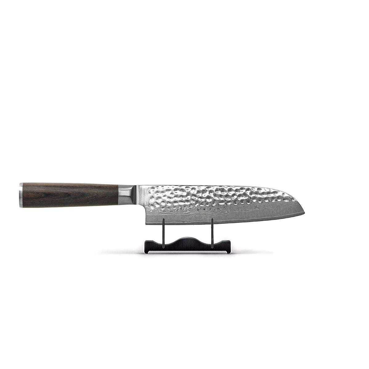 Shinrai Knives - Ensemble de 7 couteaux en damas martelé BR