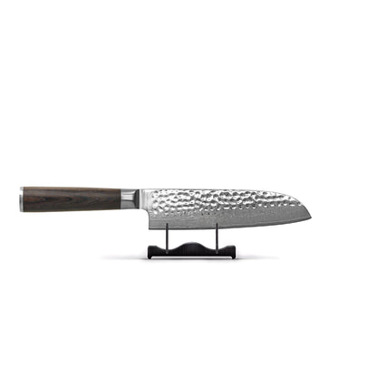 Shinrai Knives - Ensemble de 7 couteaux en damas martelé BR