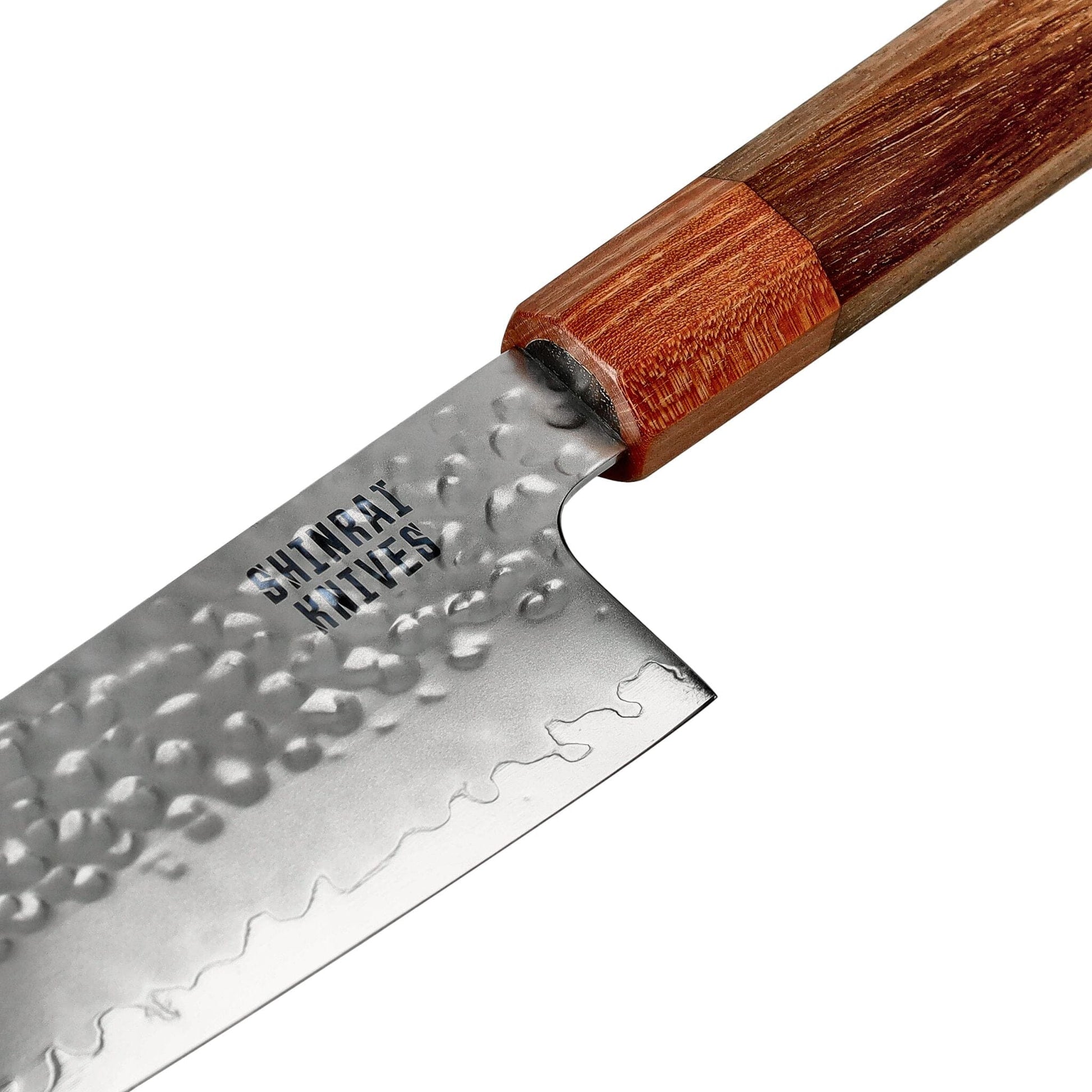 Couteaux Shinrai - Ensemble 3 pièces Damas exclusif Kigami - Couteau de chef + Santoku + Couteau d'office Ensemble de couteaux Shinrai Knives