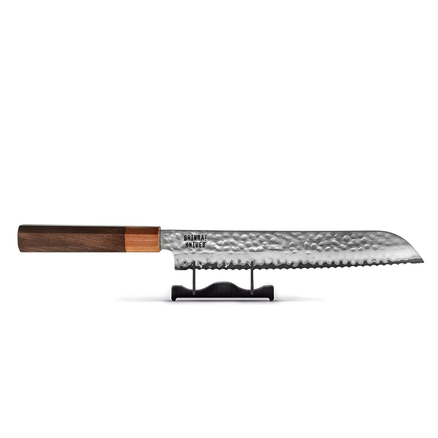 Couteaux Shinrai - Ensemble 4 pièces exclusif Kigami Damas - Kiritsuke + Couteau à pain + Nakiri + Couteau d'office Ensemble de couteaux Couteaux Shinrai