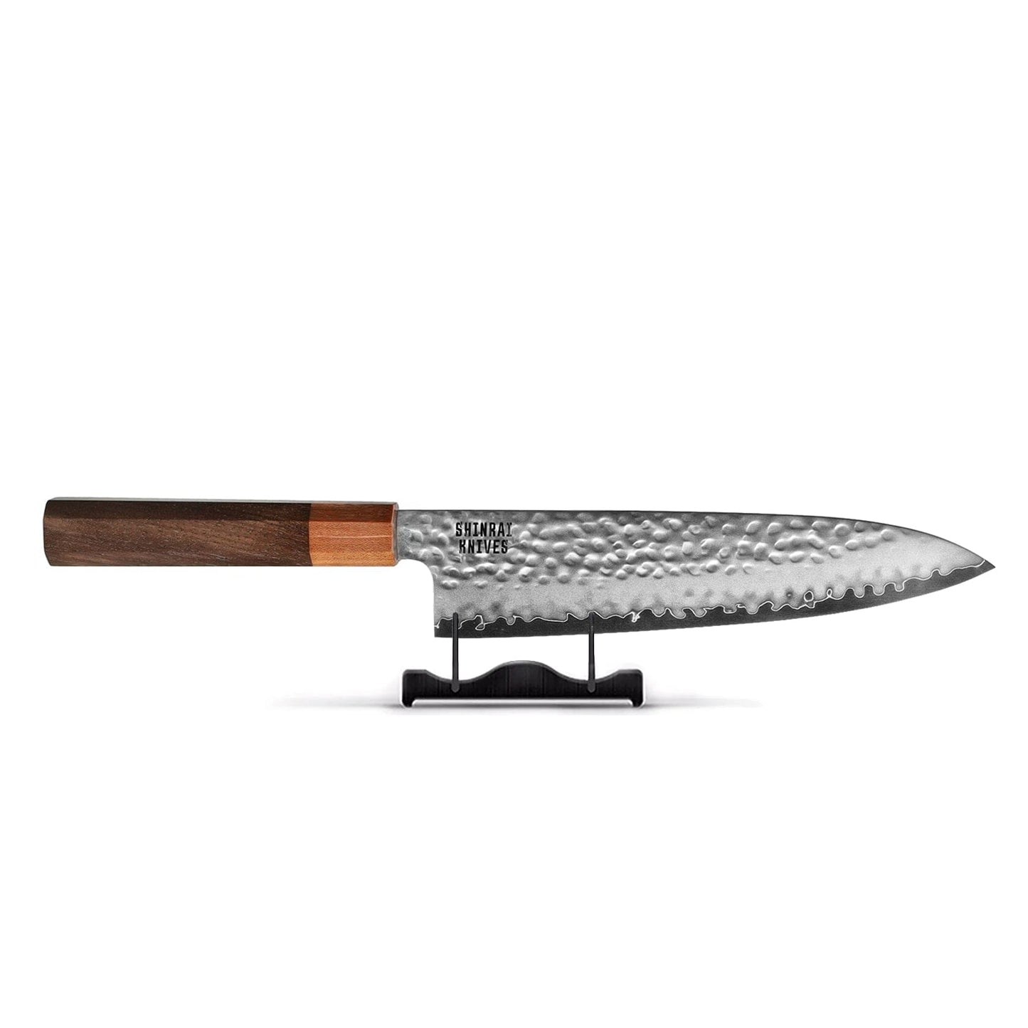 Couteaux Shinrai - Kigami Exclusive Damascus 4 pièces - Couteau de chef + Couteau à pain + Nakiri + Couteau d'office Ensemble de couteaux Shinrai Knives
