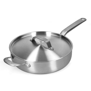 Skottsberg - Stainless Steel Hapjespan 28 cm met deksel Hapjespan Skottsberg 