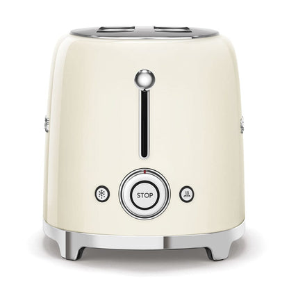 Smeg - Broodroosters | Crème | Jaren 50 | Toaster 2x4 Broodrooster Smeg 