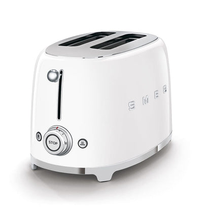 Smeg - Broodroosters | Wit | Jaren 50 | Toaster 2x2 Broodrooster Smeg 