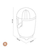 Smeg - Citruspers | Rood | Jaren 50 | Citrus Juicer Citruspers Smeg 