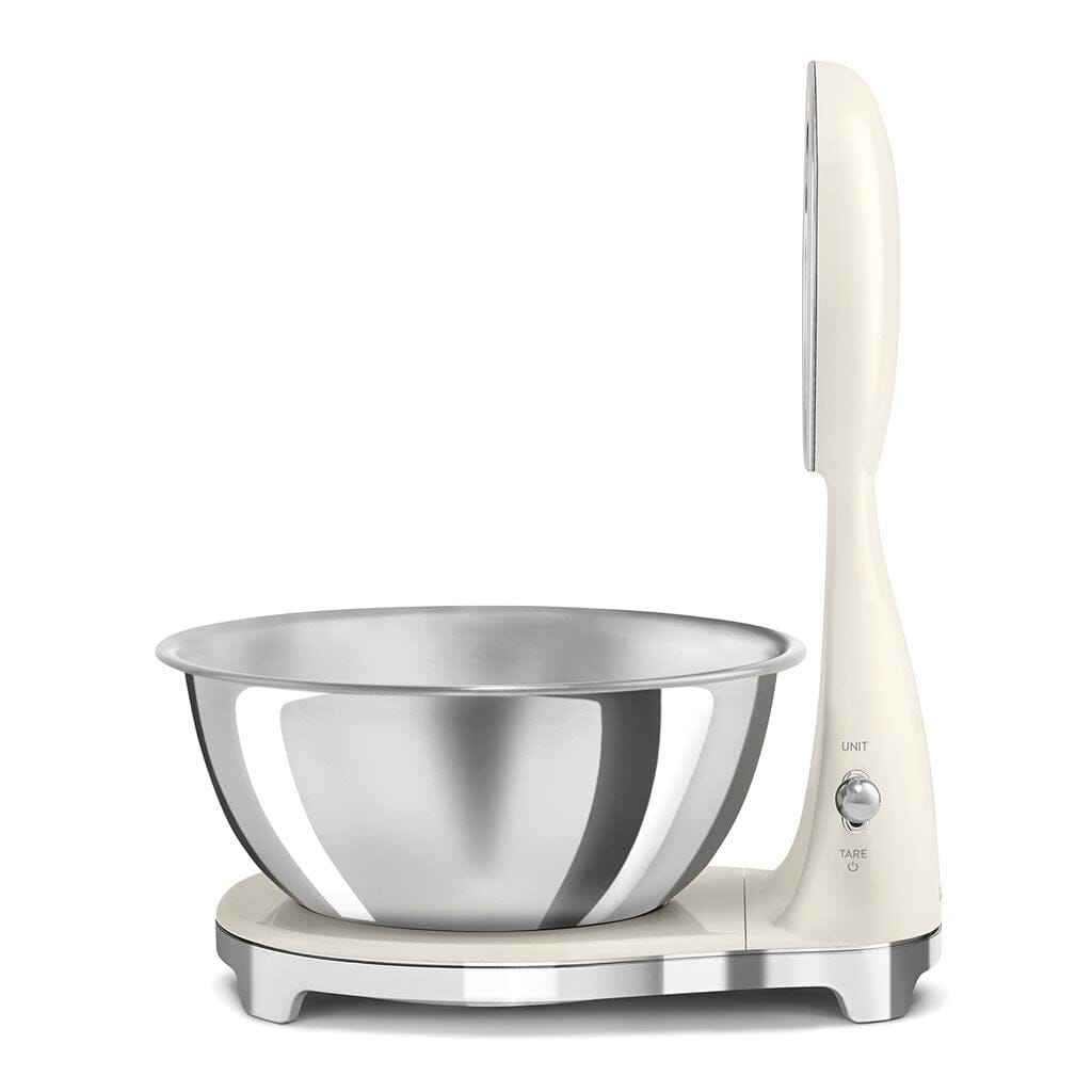 SMEG - Weegschaal Digitaal Jaren 50 Crème Keukenweegschaal Smeg 