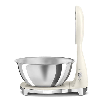 SMEG - Weegschaal Digitaal Jaren 50 Crème Keukenweegschaal Smeg 