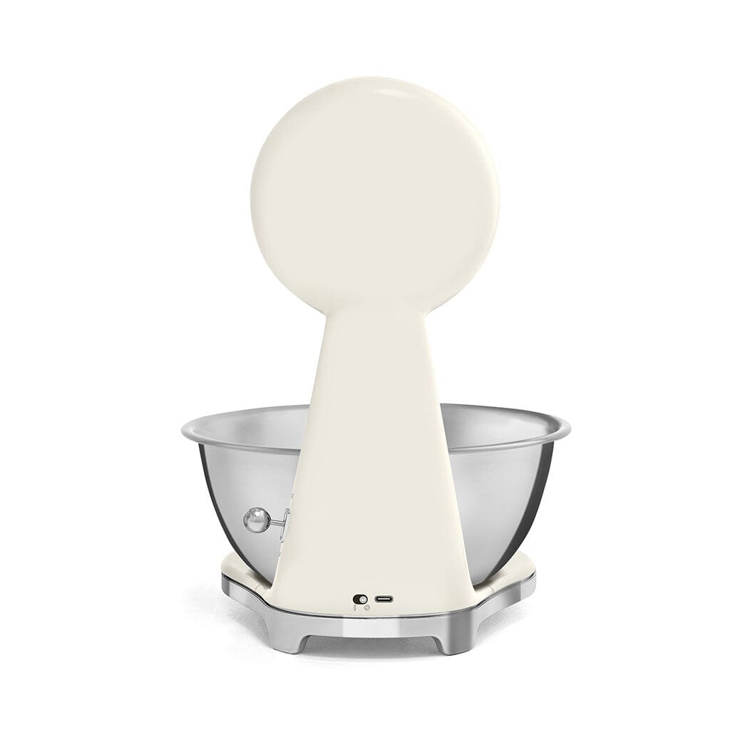 SMEG - Weegschaal Digitaal Jaren 50 Crème Keukenweegschaal Smeg 