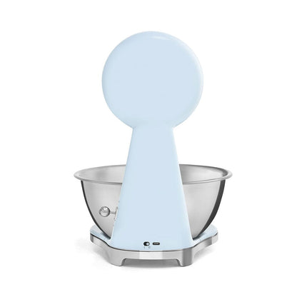 SMEG - Weegschaal Digitaal Jaren 50 Pastelblauw Keukenweegschaal Smeg 