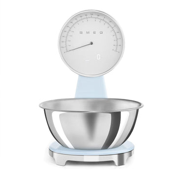 SMEG - Weegschaal Digitaal Jaren 50 Pastelblauw Keukenweegschaal Smeg 