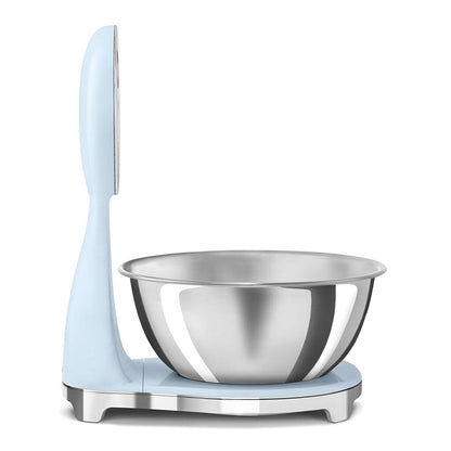 SMEG - Weegschaal Digitaal Jaren 50 Pastelblauw Keukenweegschaal Smeg 