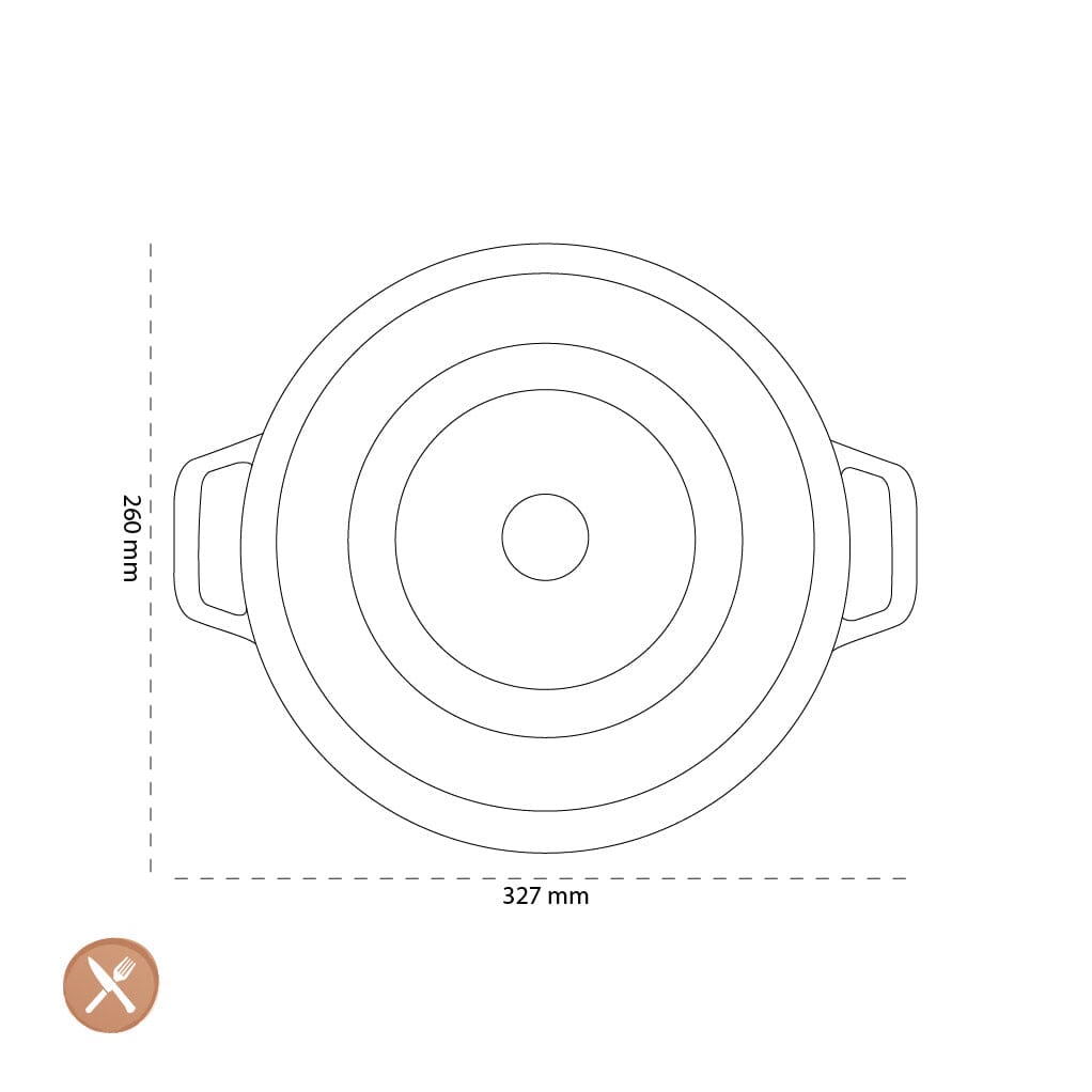 Staub - La Cocotte Braadpan 26 cm - Zwart Braadpan Staub 