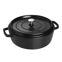 Staub - Lage Cocotte 26 cm Zwart Braadpan Staub 