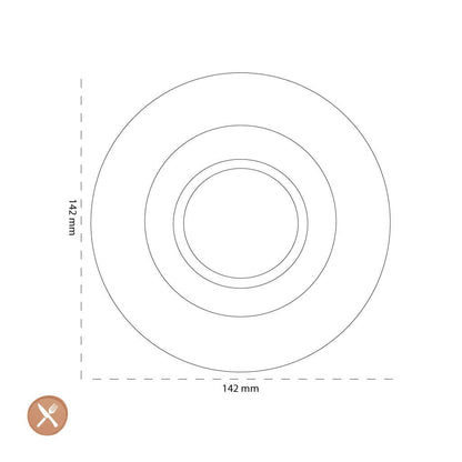 Villeroy & Boch - Afina Koffieschoteltjes 6 stuks 14,2cm Schoteltjes Villeroy & Boch 