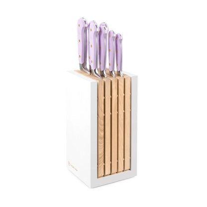 Wusthof - Classic Colour 7-delige messenset met blok Purple Yam Messenset met blok Wusthof 