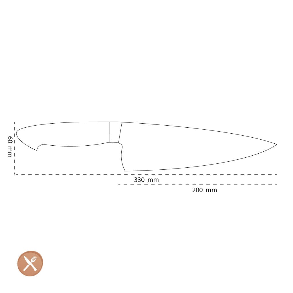 Zwilling - Bob Kramer Stainless - Koksmes 200 mm Zwilling 