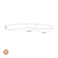 Zwilling - Groentemes 70 mm Rood Zwilling 