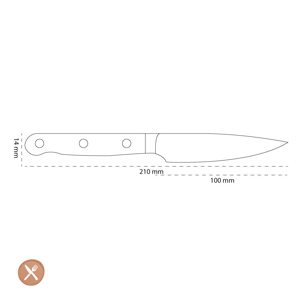 Zwilling - Prof S Schil- en garneermes 100 mm Schilmes Zwilling 