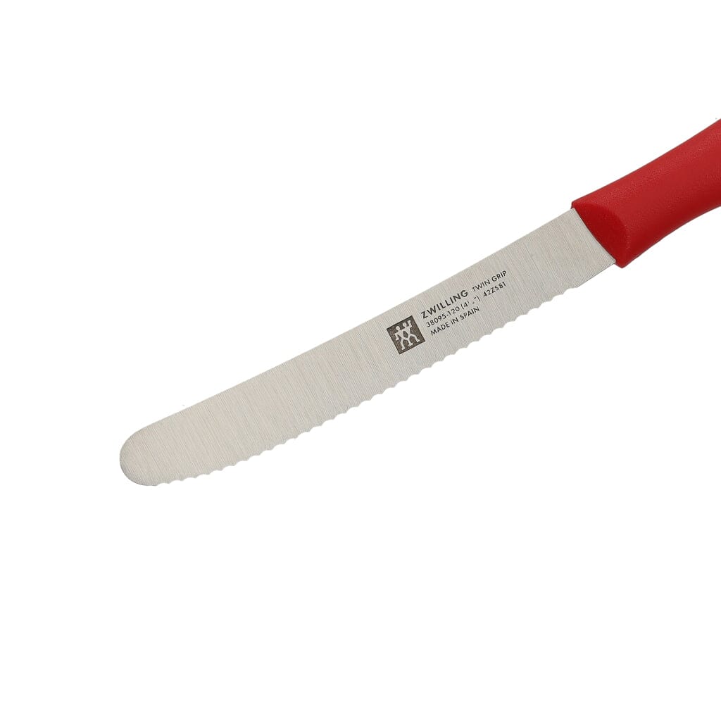 Zwilling - Twin Grip Universeel mes 120 mm - rood Groentemes Zwilling 