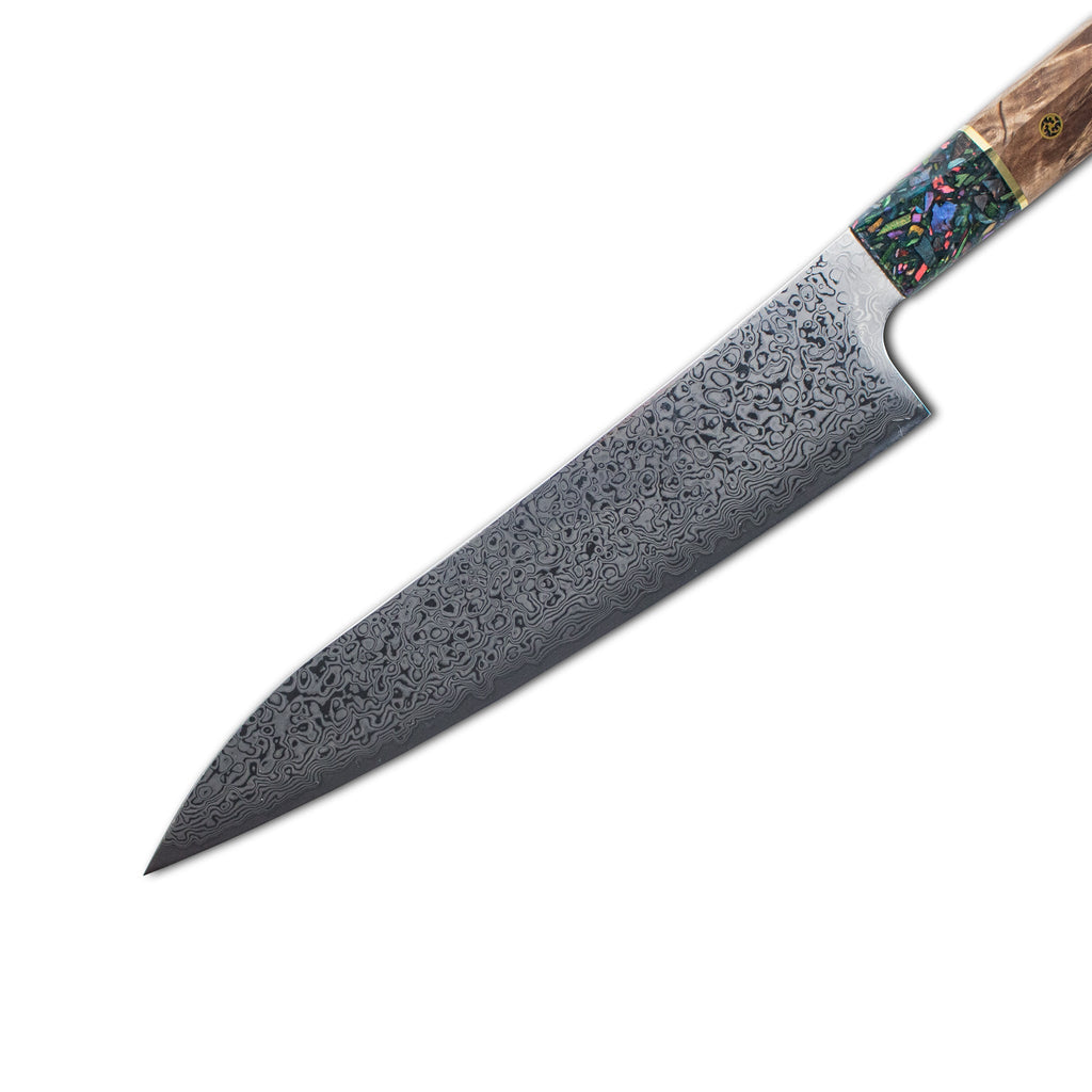 Special Edition - Diamond Epoxy Jewels Series - Chef's knife